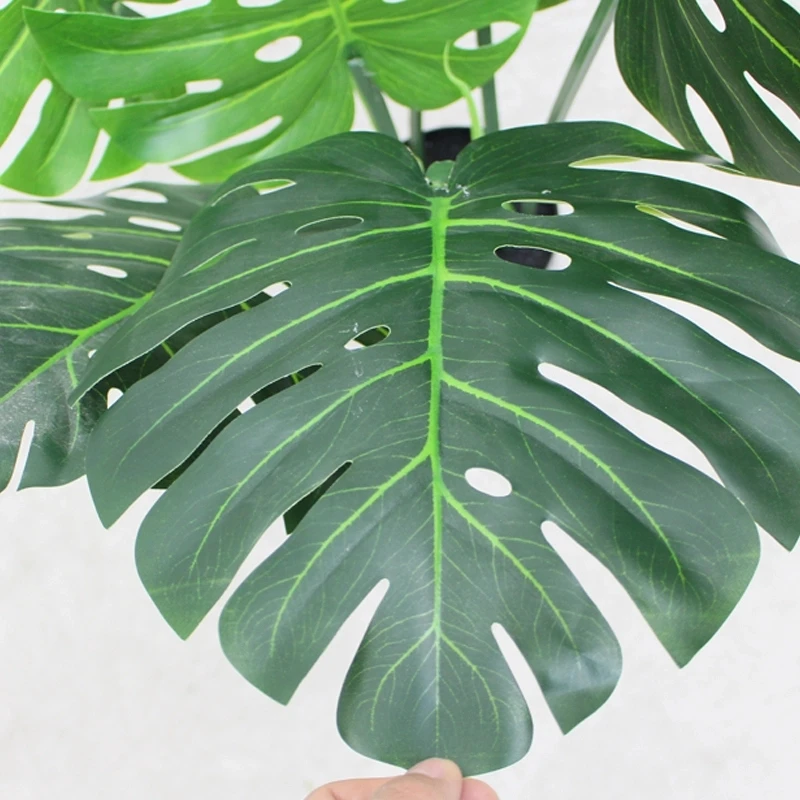 Artificial monstera handmade green plant
