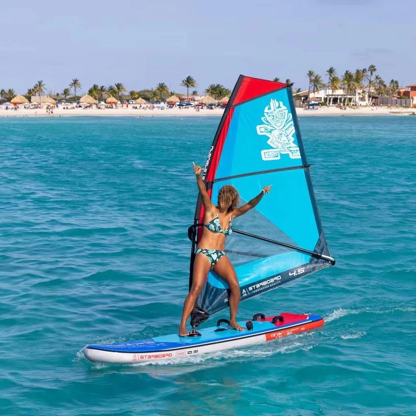 inflatable windsurfing stand up SUP paddle board with sail sup board windsurf