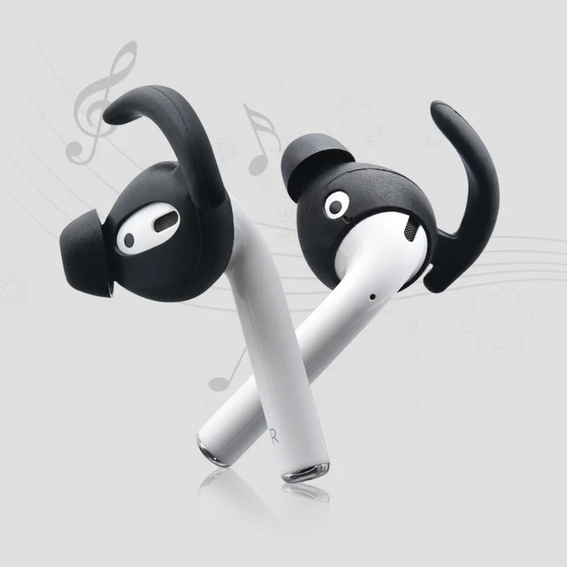  Аксессуары для наушников AirPods Нескользящие наушники-вкладыши вкладыши ушные крючки совместимы с Apple 1/2 или