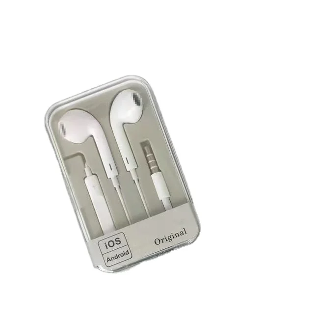 The new EJ-183 semi-in-ear wired headset, 3.5mm interface, adjustable line control sound, suitable for Android phones