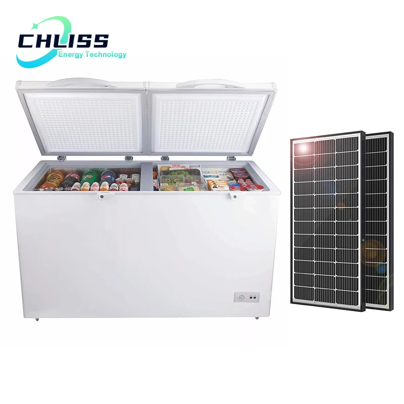 200l solar refrigerator freezer made in china 268l dc solar freezer