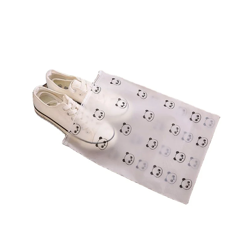 Cotton Custom Logo Printing Matte Frosted Shopping Drawstring Plastic Gift Bags