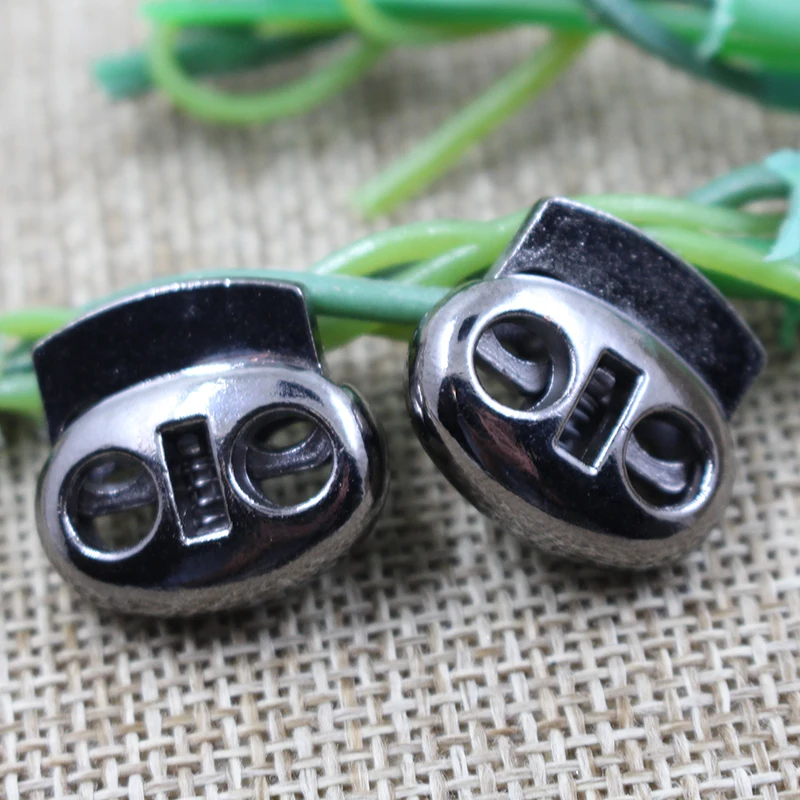 New style  pig nose metal drawstring cord end stopper with lid cord end lock