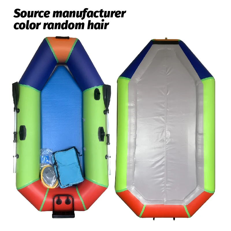 Inflatable kayak portable folding fishing boat outdoor water small fishing boat hovercraft canoe fishing boat