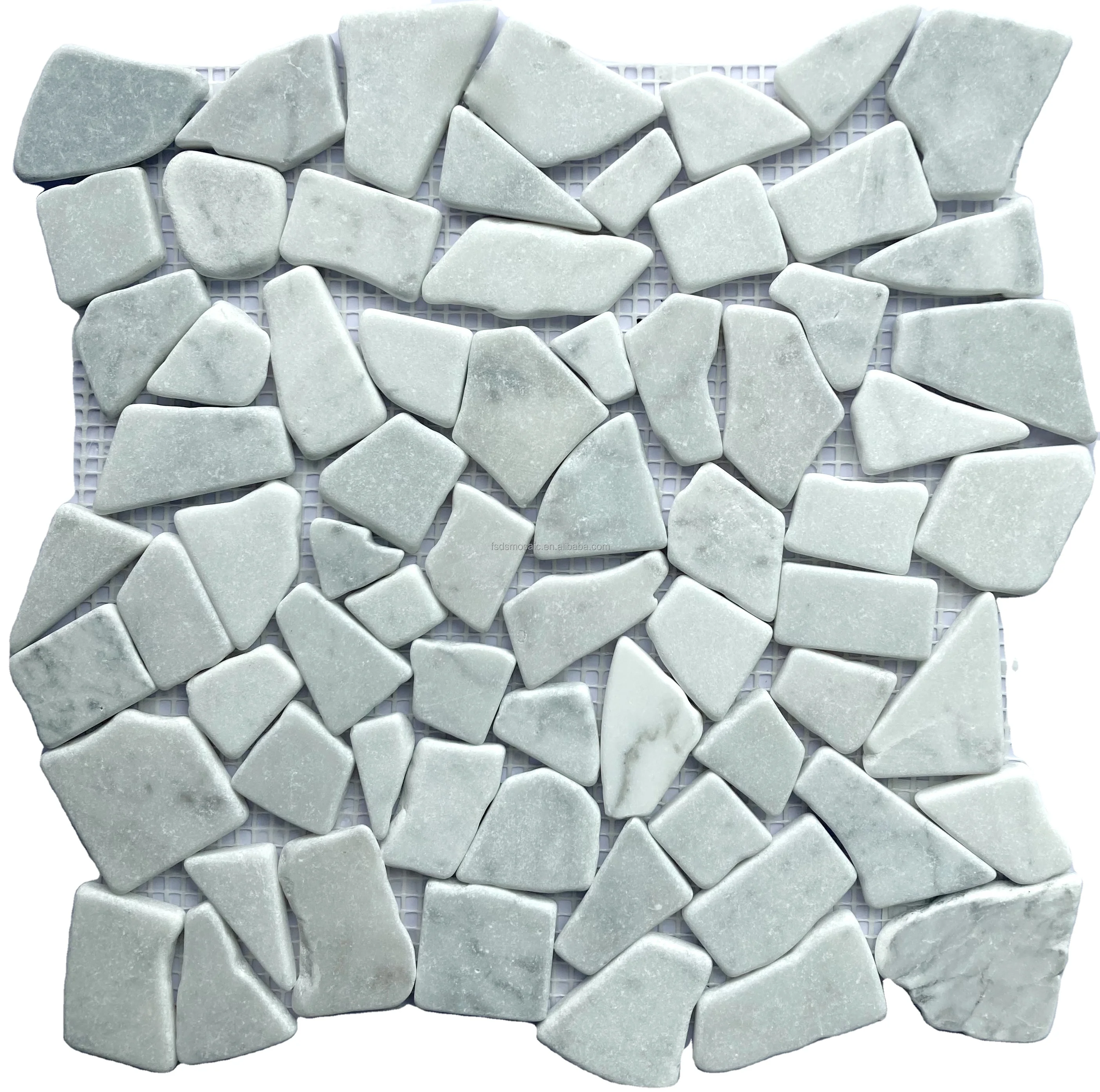 Hot Selling Free Style Marble Stone Tiles for Kitchen Bathroom Swimming Pool DIY Mosaic Tiles