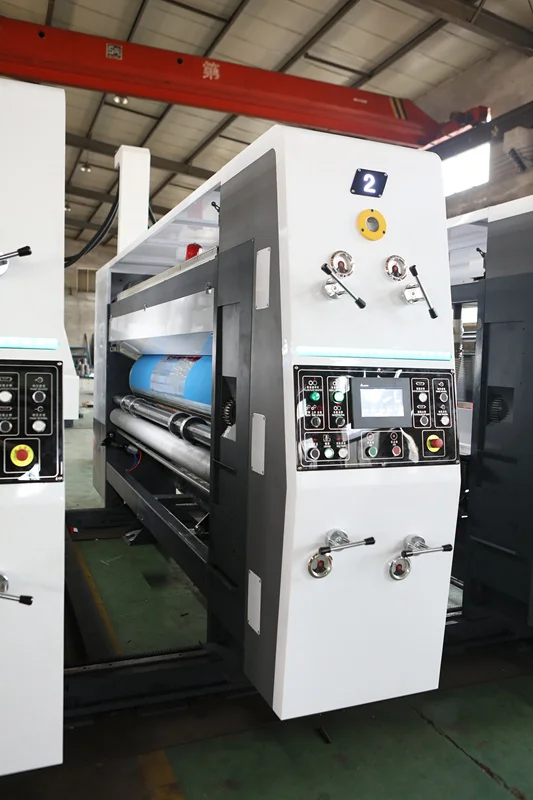 SYKM High Speed Printing Die Cutting Slotting Corrugated Packing Rotary Die Cutter Printer Pizza Box Machine