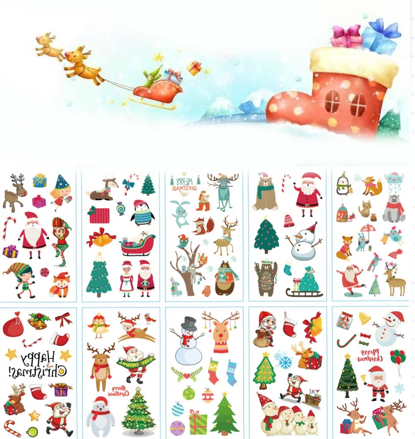 Cheaper Price High Quality Colorful Many Design Custom Sticker Tattoo Temporary Tattoo Sticker Waterproof Tattoo Stickers