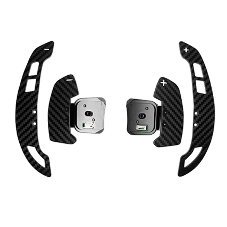 For Audi C8 B9 Q5 Q8Magnetic Carbon Fiber Steering Wheel Shift Paddles Replacement for Extended Shift Paddles Mechanical Feeling
