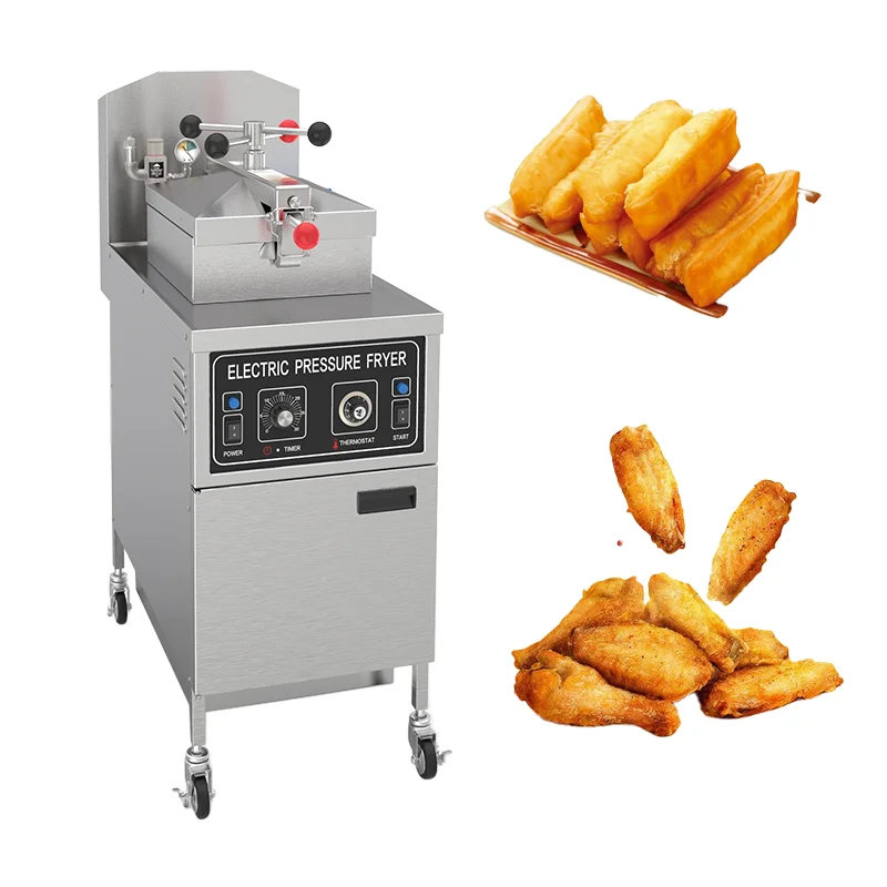 Industrial 1.5L fresh chips pressure fryers potato chips frying chicken electric machine deep fryer price
