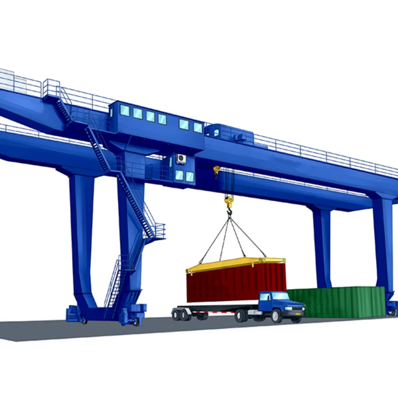 35ton 40.5ton Rmg Rail контейнерные козловые краны Дворовые