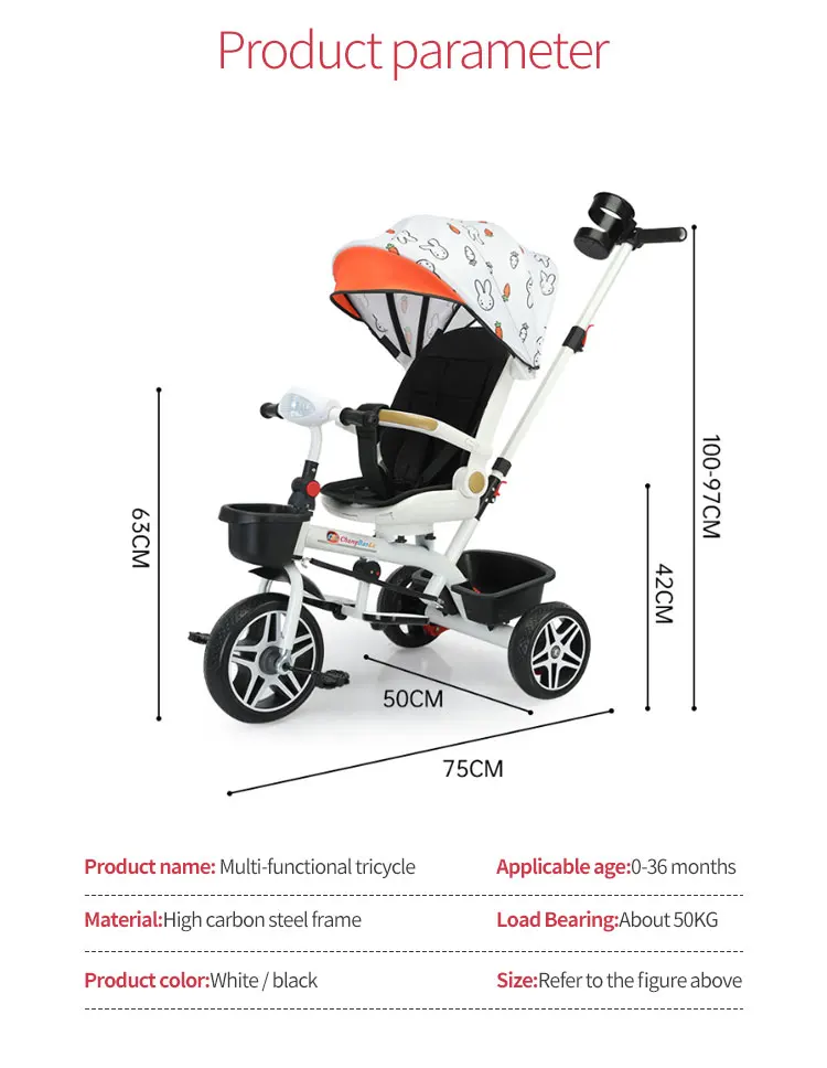 High Quality Stock Children Bike 3 Wheels Baby Tricycle Children Bike Kids Tricycle for children Tricycle