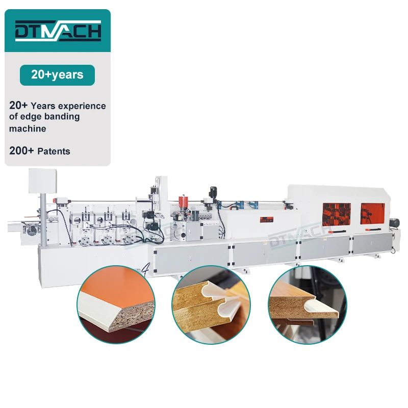 DTMACH F370 automatic edgebander for wood plaqueuse de chants pour mdf pvc abs woodworking edge banding machine
