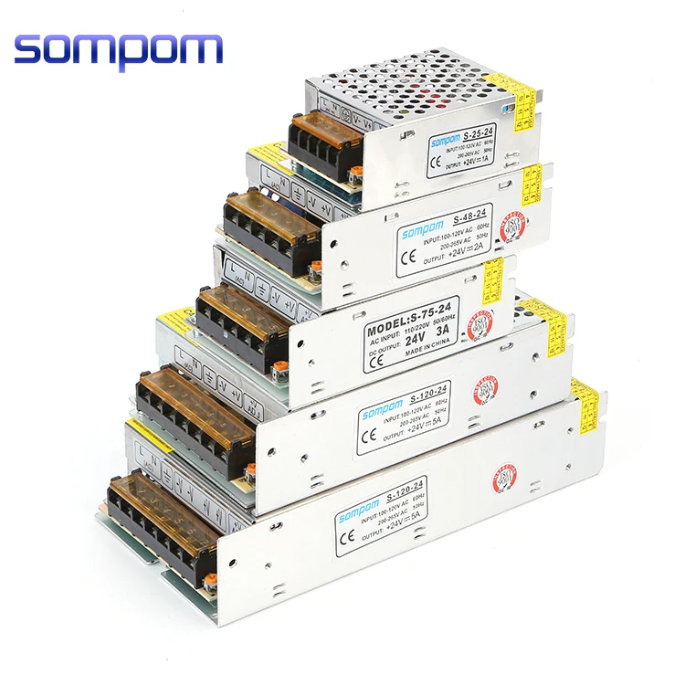 Импульсный источник питания светодиодного табло S-600-24 24V 25A 600W