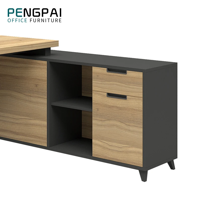 Pengpai Fashion mdf wooden durable antique modern office table