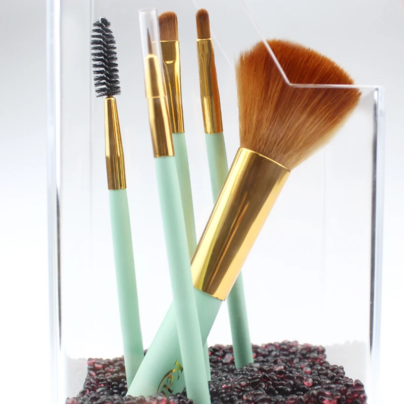 keli high quality angle eyeshadow brush and eyeshadow brushes set with affordable price makeup brush bag
