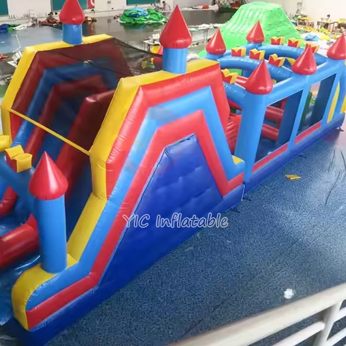 China Factory Commercial Inflatable Obstacle Course Games Climbing Sport Game for Kids and Adults