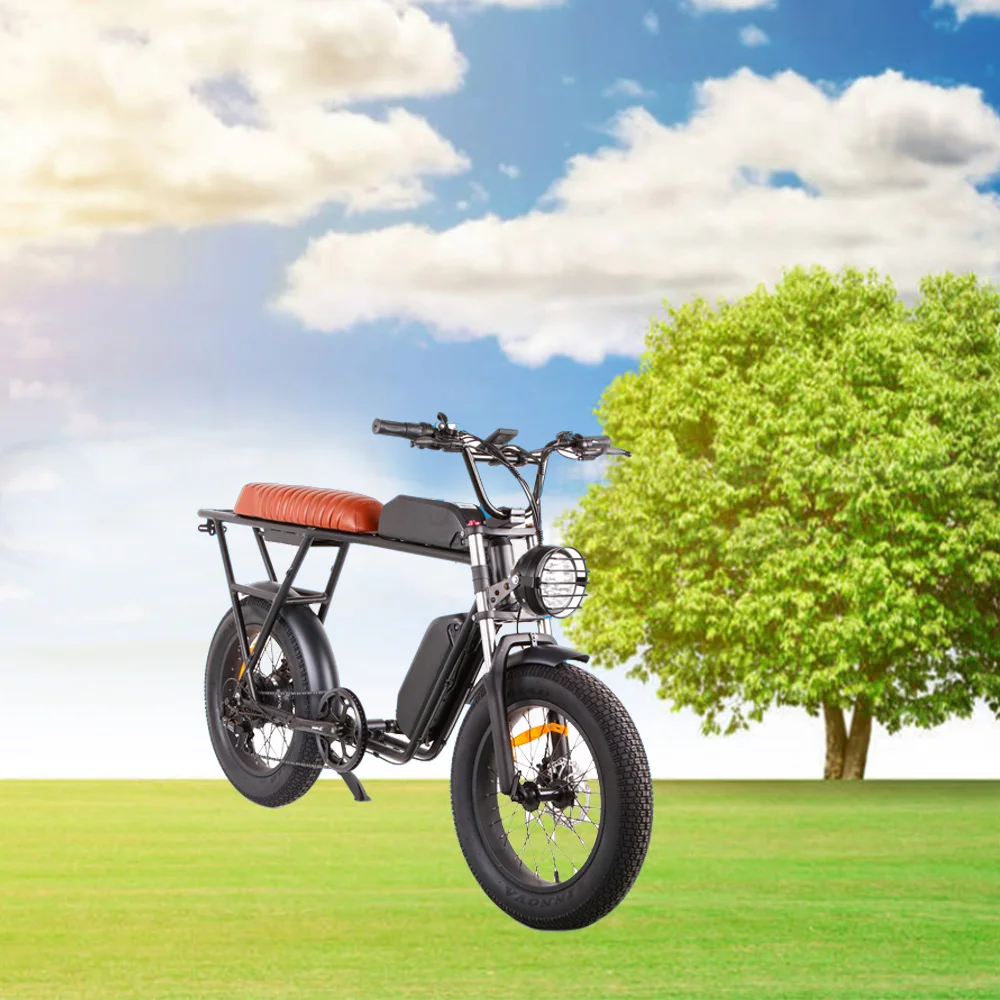 2024 New 48V 750W 15Ah Electric Bike/Motorcycle with Throttle Velocipede Pedal Smart Sensor Fast Delivery Warehouse 25 kmh Speed