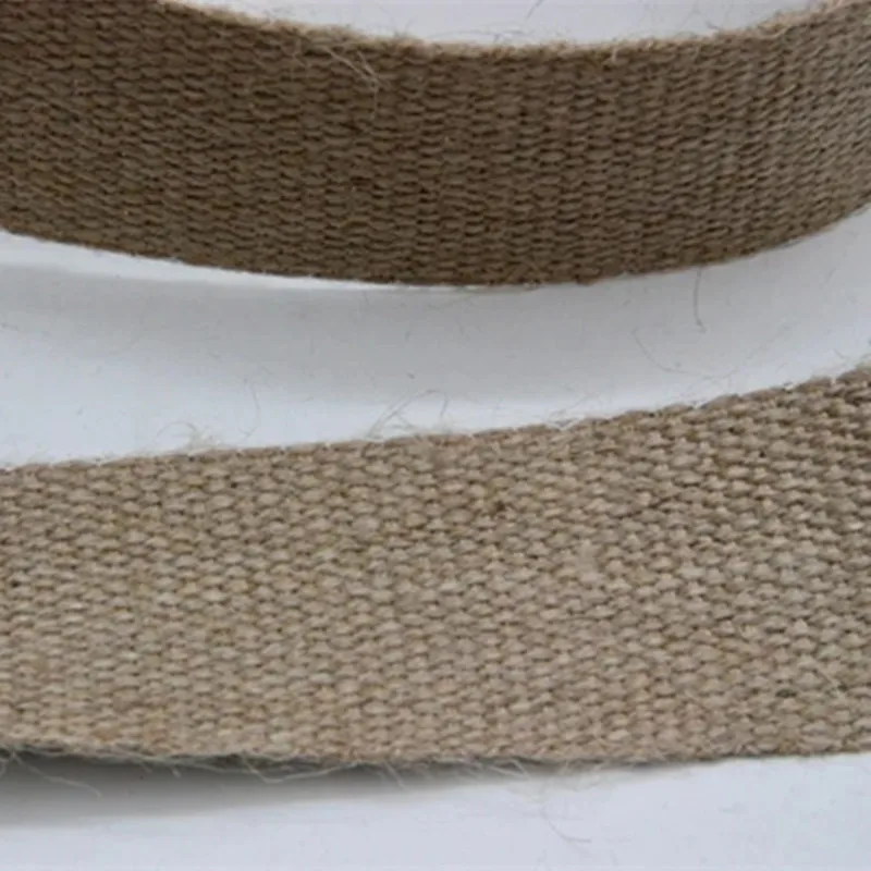 2-Inch Burlap Webbing Ribbon for Outdoor Furniture Home Textiles Bags Belts Sustainable Upholstery Chair Tape