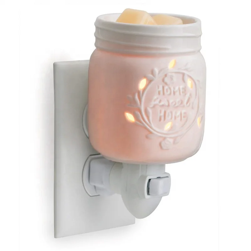 Pluggable Electric Candle Fragrance Warmer Ceramic Custom Wax Tart Warmer Electric Electric Wax Melter