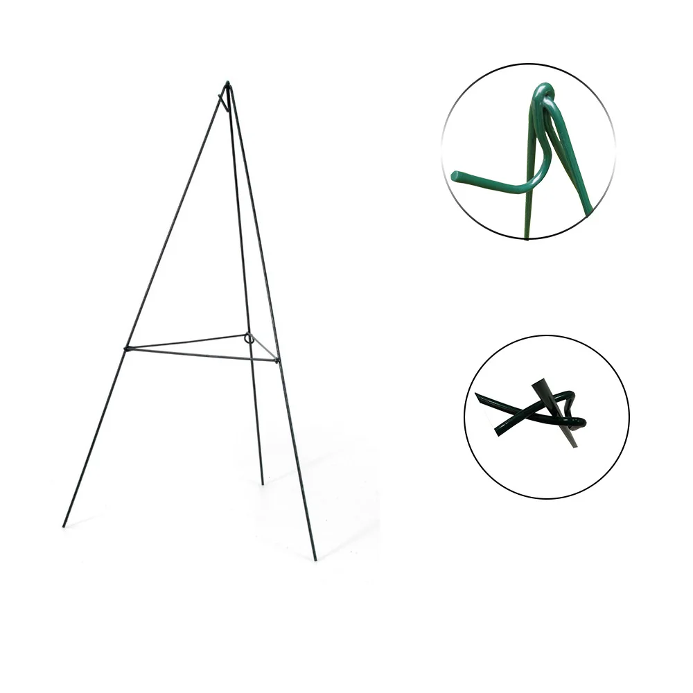 Multifunctional flower display stand green wire technology funeral cemetery wreath metal base Christmas wreath bracket