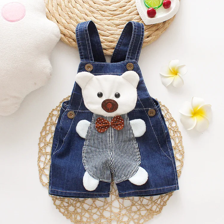 
Girls Summer Overalls Kids Clothes Short Trousers Toddler Infant Boy Pants Denim Shorts Jeans Baby Jumpsuits Dungarees 