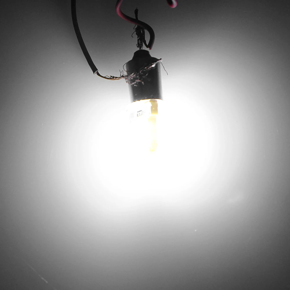 BA9S T4W 363 1895 233 Super Bright Round 3D COB LED White Car License Plate Light Dome Bulb Auto Lamp marker light DC 12V