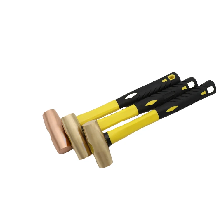 
Non Sparking Tools Copper Hammer Circular Column Brass Cylinder Hammer 