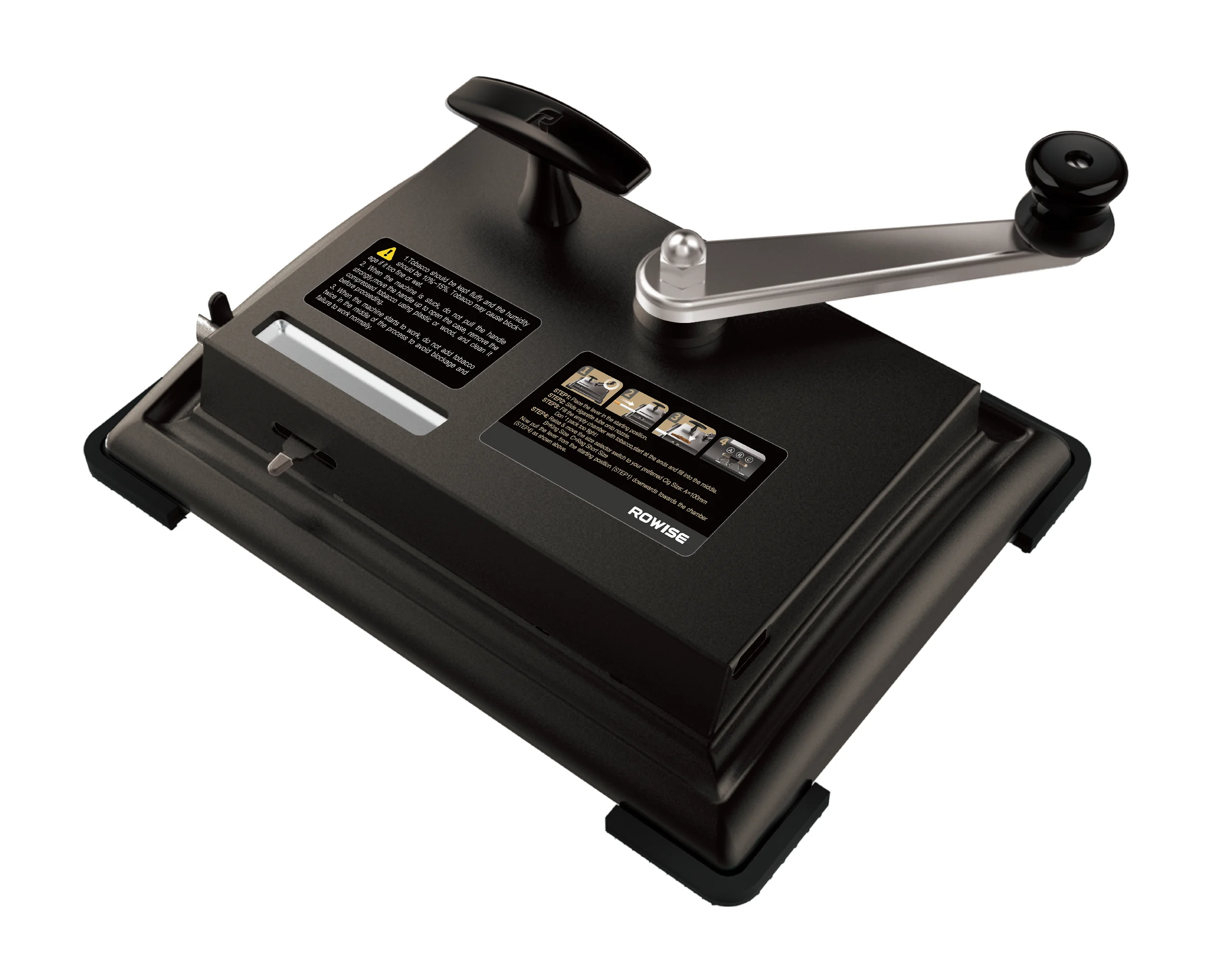ROWISE Cigarette Rolling Machine - Tobacco Rolling Machine, Cigarette Roller for Tobacco to Rolling Your Own Cigarettes (King, 1