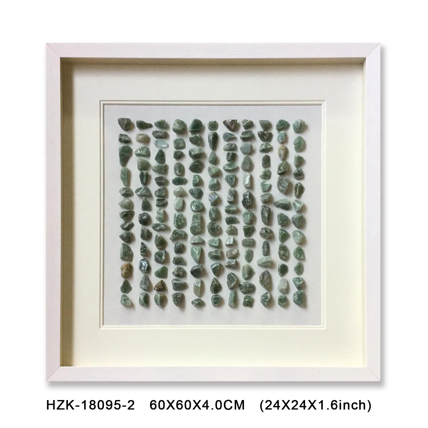 Wall art Decorative stone shadow box 3D Art Frames for Home Decor