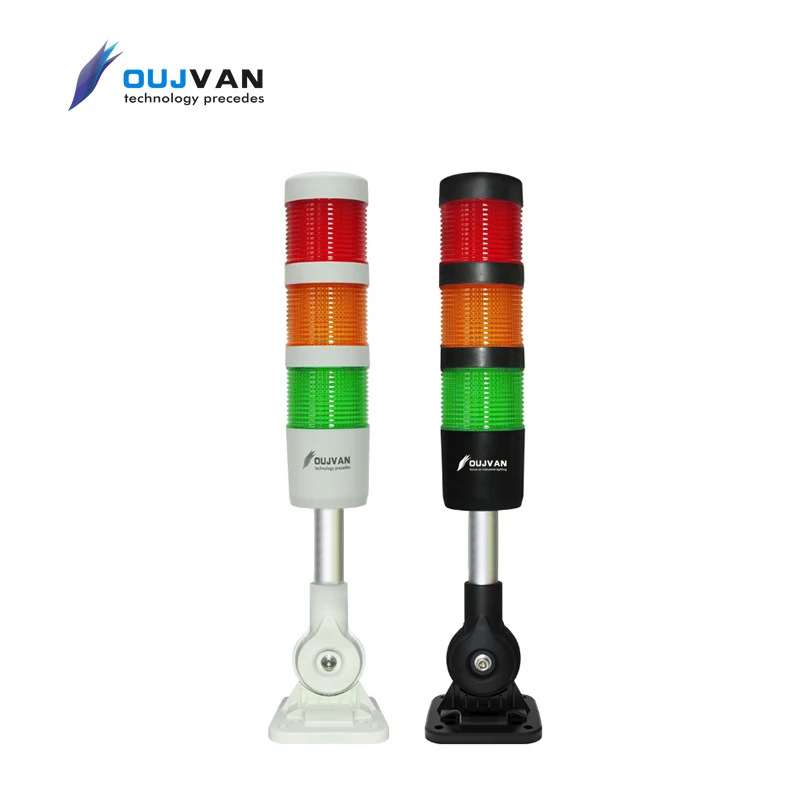 Wholesale 3 Layers Red Yellow Green Machine Warning Light Signal Alarm Tower Lamp With Buzzer