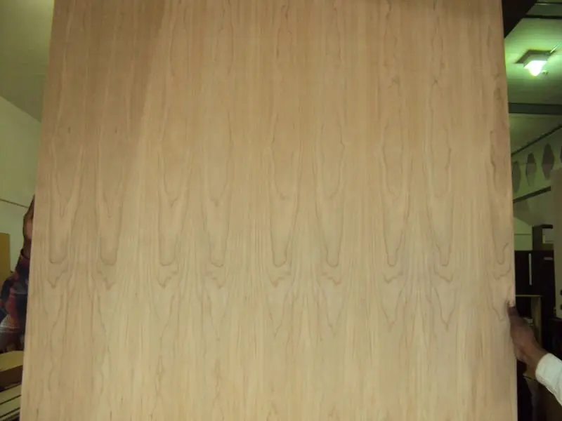 Linyi 1220*2440mm Decorative Natural Red Oak/Black Walnut/ Cherry / Tzalam Veneer Laminated Fancy Plywood Furniture Grade