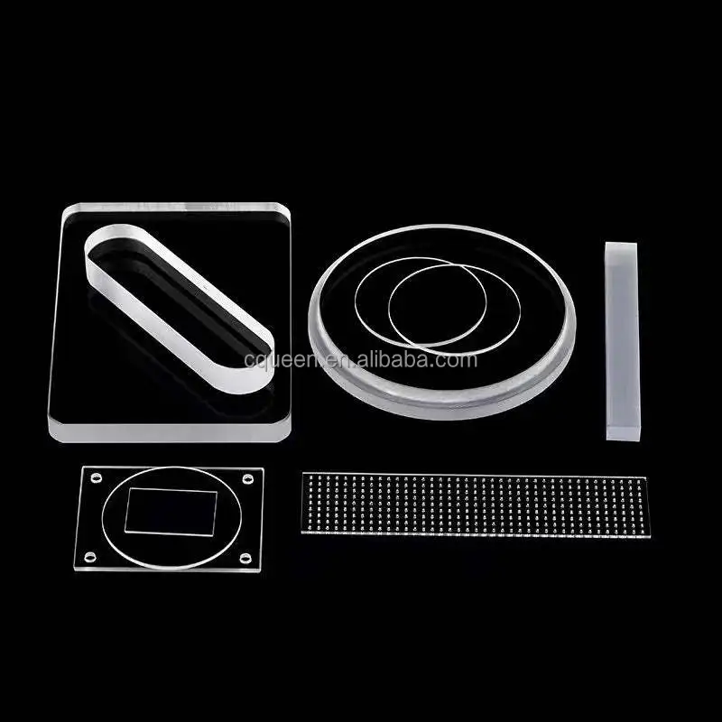 Quartz Ring Flange and Frosted Quartz Ring High temperature resistance quartz tube for tube furnace flange