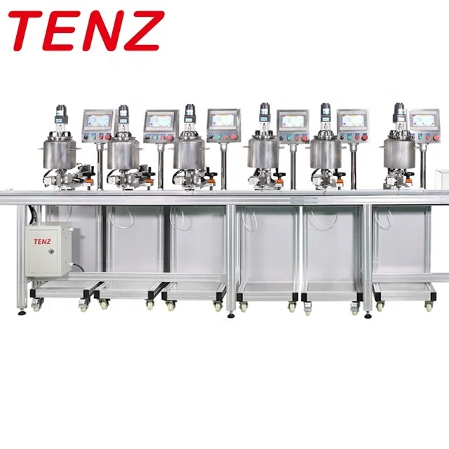 
TENZ TL-5L-6S-1A Mini Lipstick Filling Machine Cosmetic Production Line Manufacturing Plant Spare Parts Paddle Restaurant Retail 