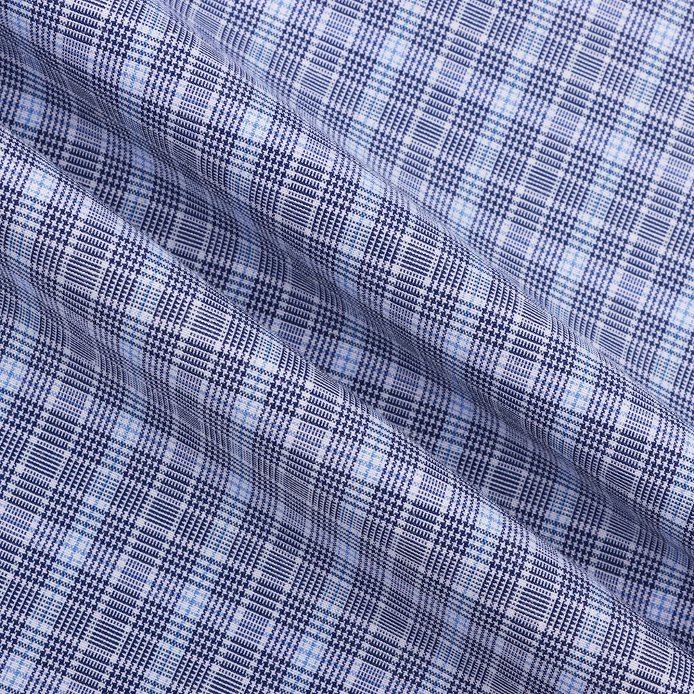 Hot-selling 40% Polyester 30%Cotton 30%Viscose Micro Mesh Fabric Plaid Student School Uniform Fabric Fabrics For Clothing