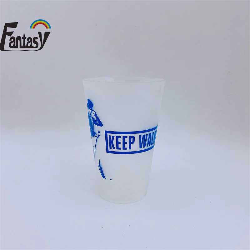 Colorful Coffee Cup Reusable Free Sample Clear Plastic Cups With Custom Logo And Personal Color