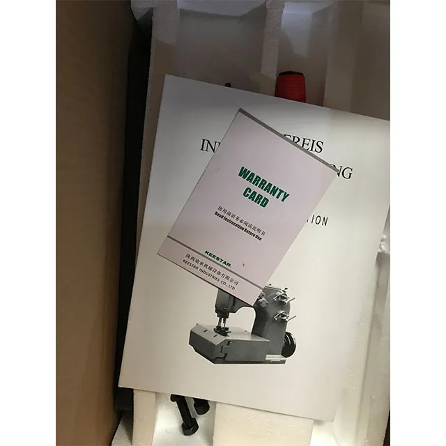 Keestar GK8-2 single needle two thread super sack bag edge sewing machinery