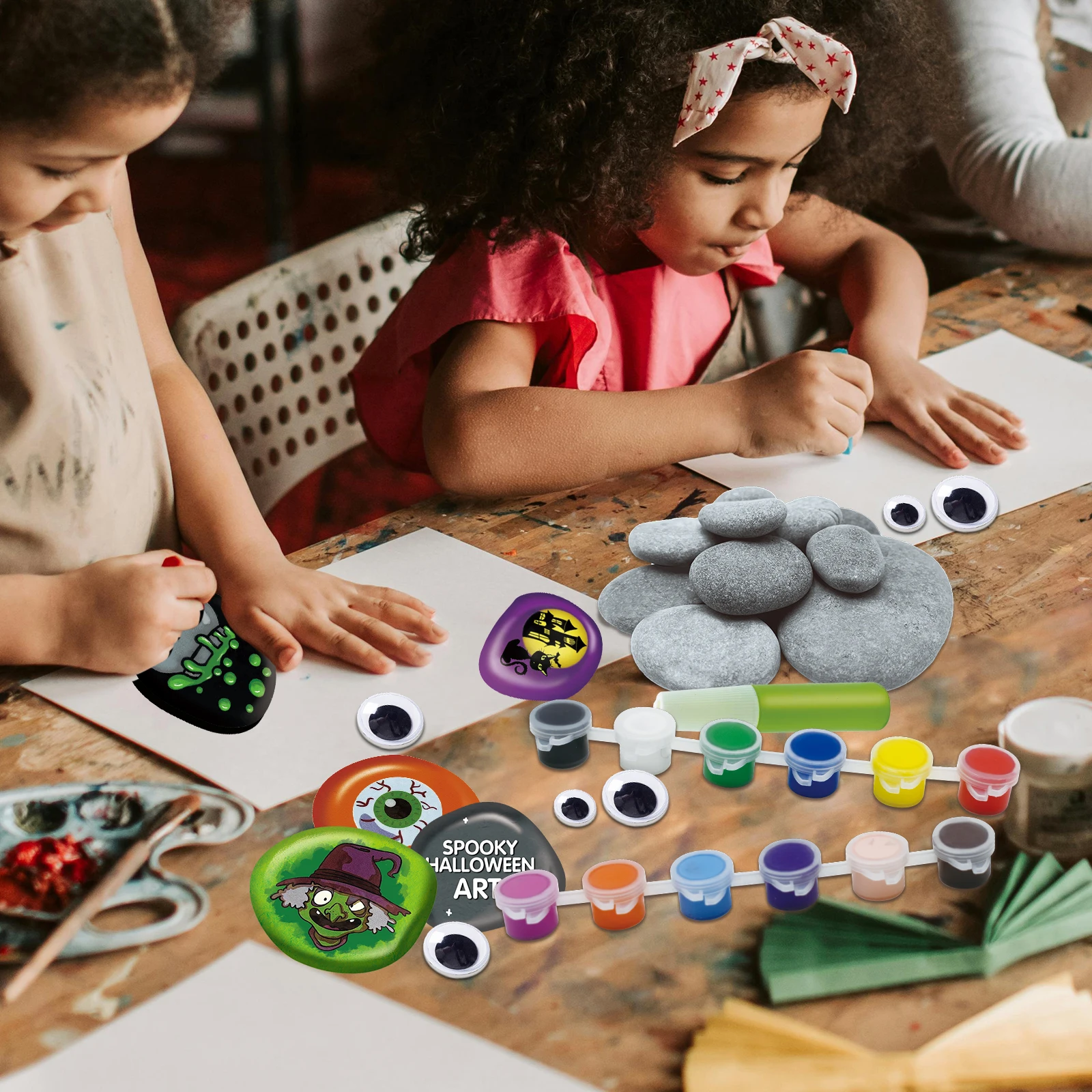 Creative Arts Crafts Projects Toys Rock Painting Kit Science DIY Craft Toy for Boys Girls Birthday Gift Ideas