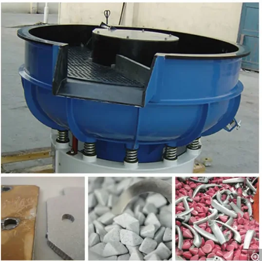 vibratory finishing machine separator vibrating deburring tumbler machine for metal