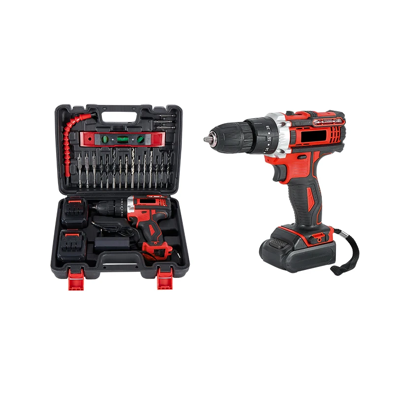 20PCS 21V Professional 1500mAH Lithium Battery  Cordless Driver Drill Tool Set