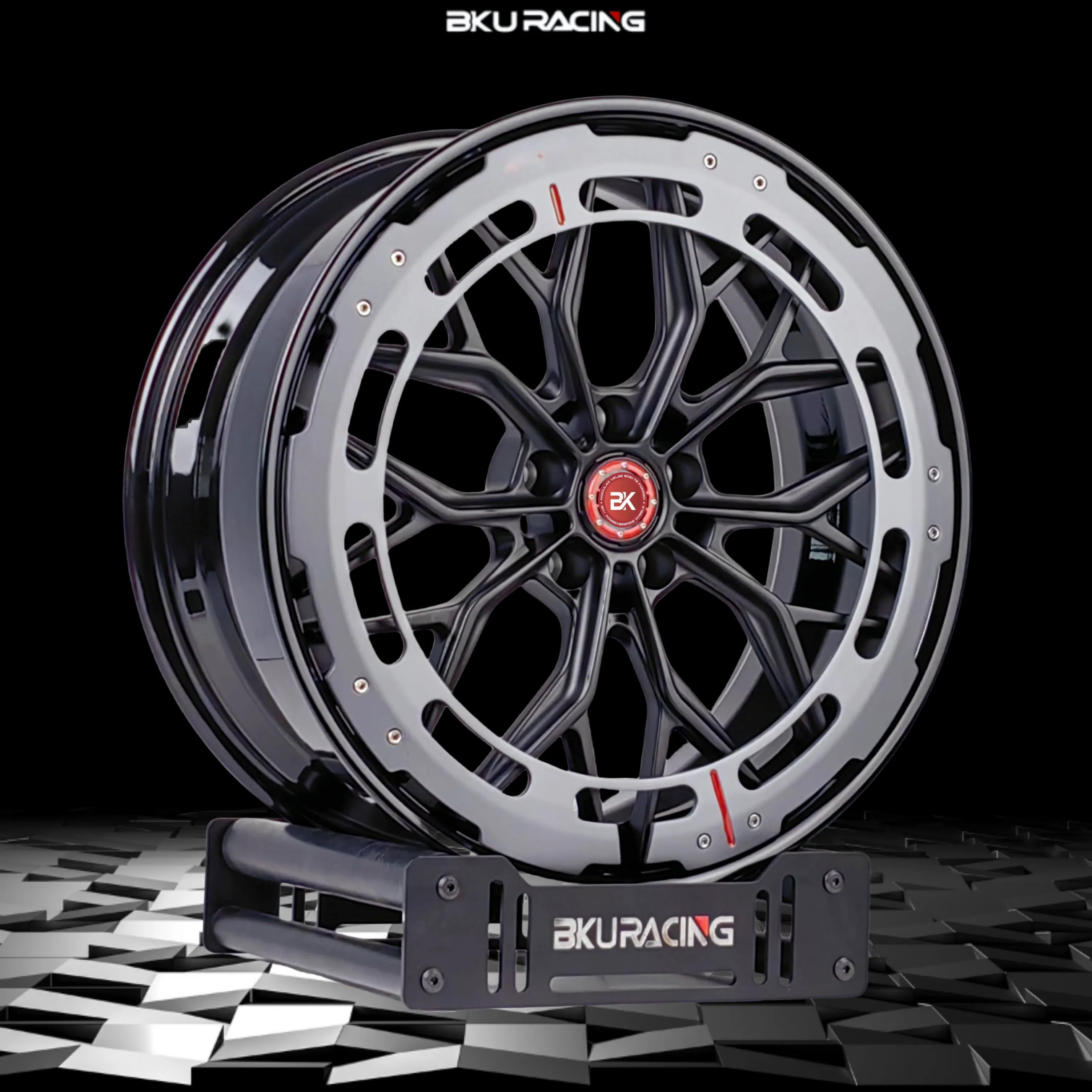 Bku 2 Piece 5x112 Forged Wheel 20 21 22 inch Rims Aero Disc 109R Alloy Car Wheels for Mercedes G Class W463 W465 X167 X166 W222