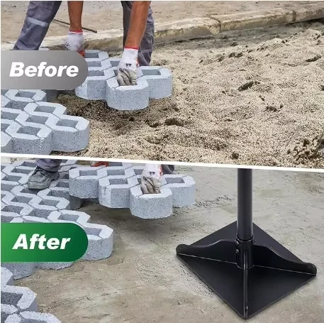 High Quality Steel Hand Tamper Tool Rubber Grip for Laborsaving Installing Pavers