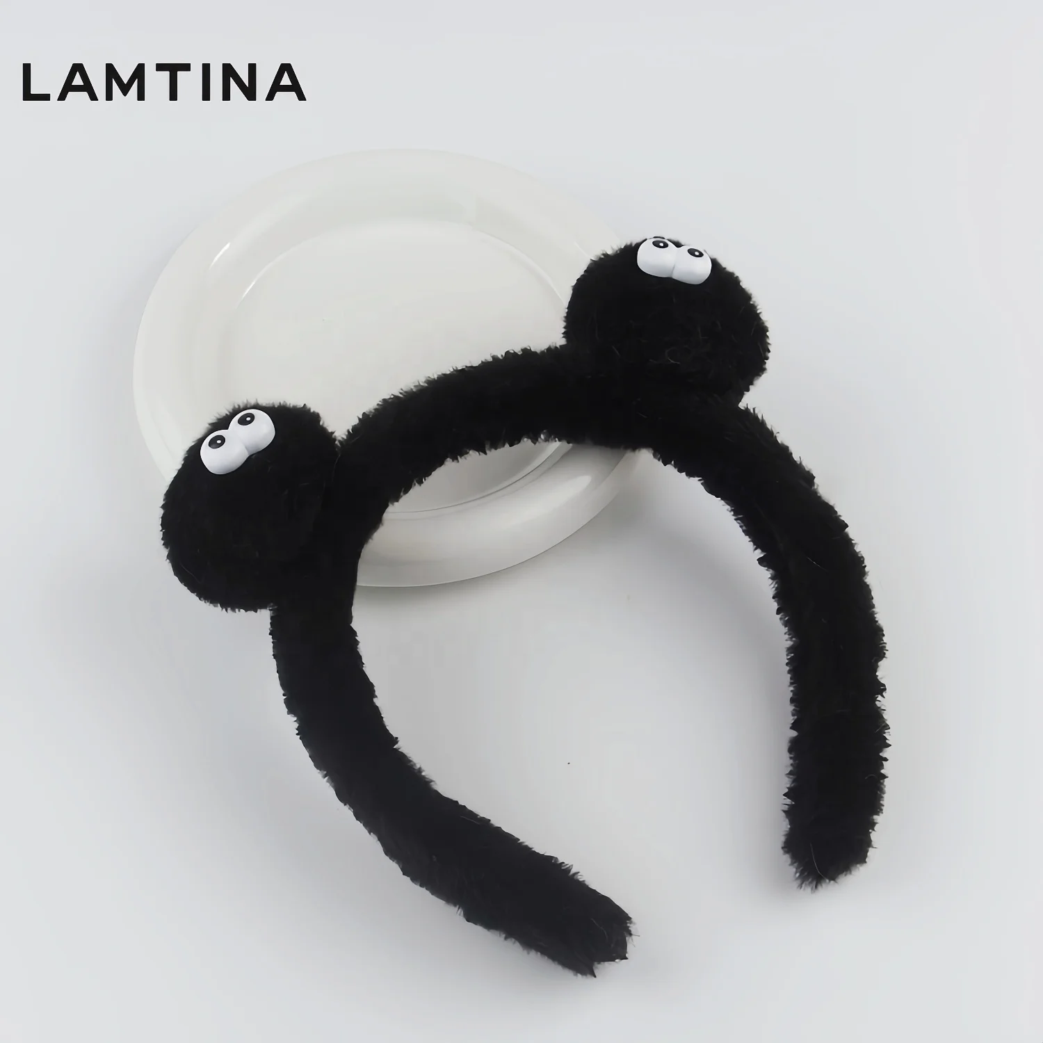 Fashion Cartoon Cute Ears Headband Face Washing Makeup  Little Monster Furry Head Hoop for Children Girls Kids