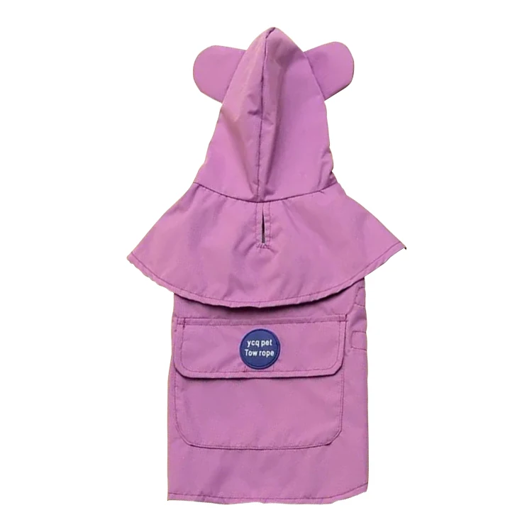 Factory direct dog raincoat full package four legs waterproof poncho teddy small medium rain shelter clothing