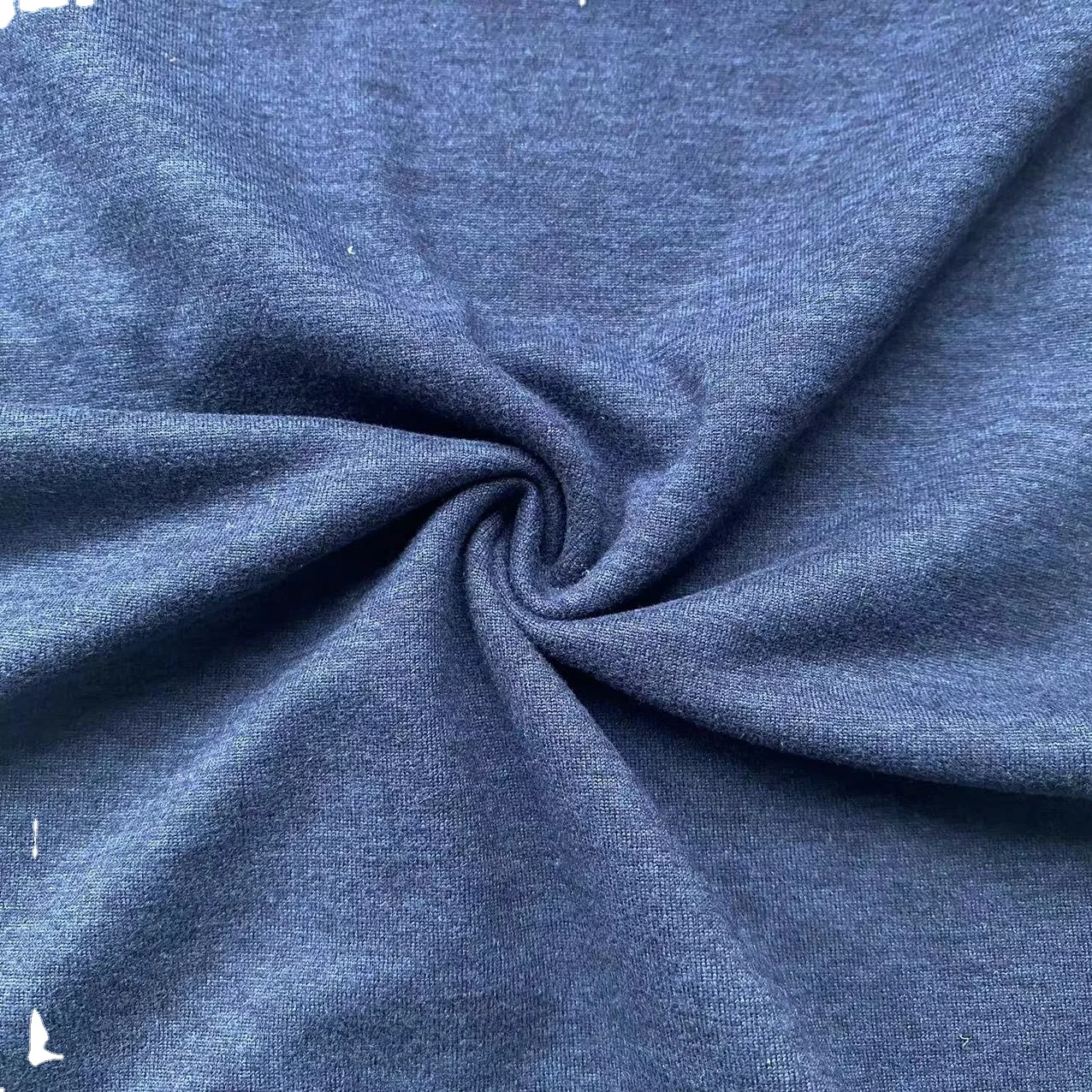 brushed Heather single Jersey garment fabric OEM manufacture light weight soft knitted fabric 100polyester