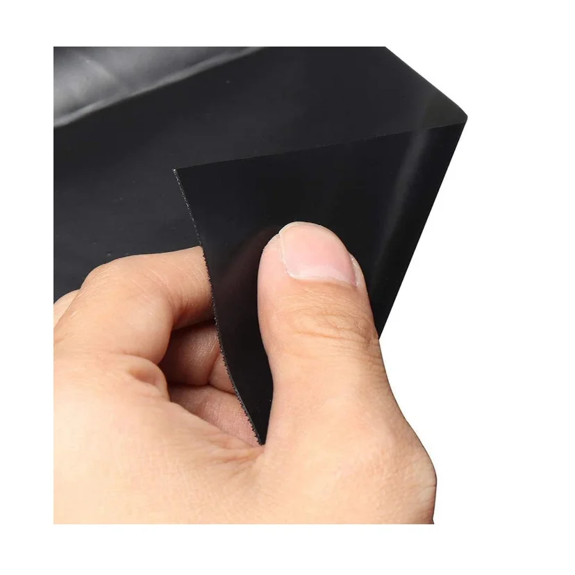 20Mils Softer and Flexible Pond Liner Heavy Duty Underlay Black Waterproof Membrane HDPE Geomembrane