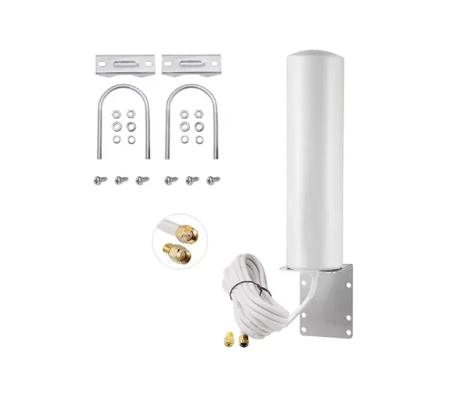 High Gain Paraboli 10-12 Dbi 2g/ 3g /4g/5g Lte Wifi Cylinder Antenna Mobile Broadband Barrel Omni Oem Cylinder Outdoor Antenna
