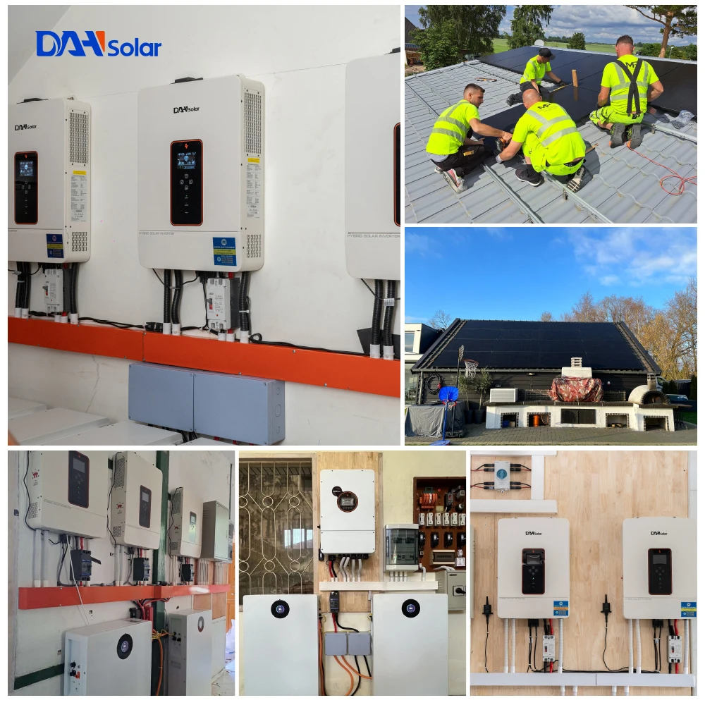 DAH Solar ASF H3 Series 8kw 10kw 12kw three phase off grid solar inverter price list with battery