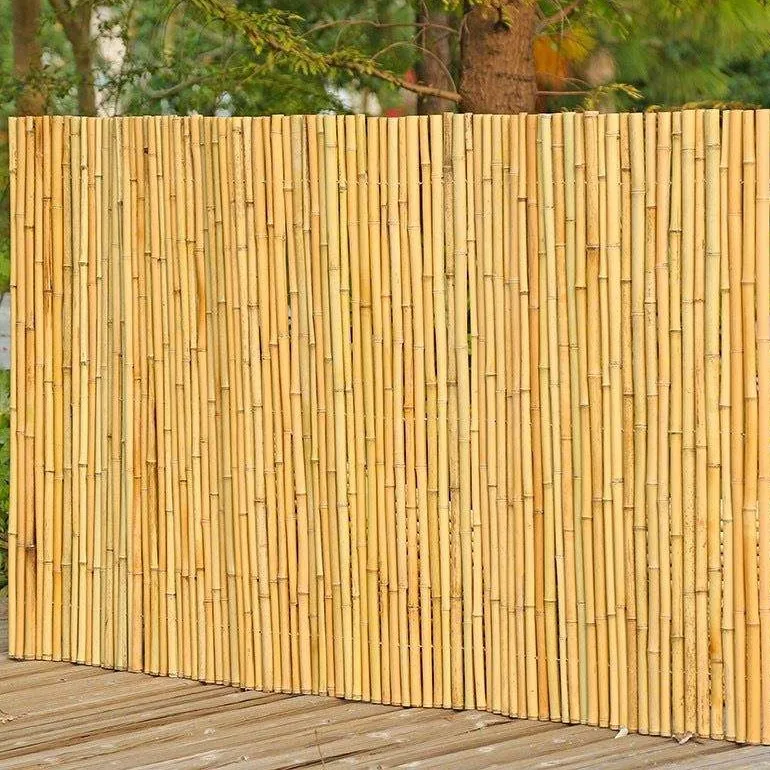 Scenic Spot Decoration Natural Rot Proof Privacy Artificial Bamboo Outdoor Fence