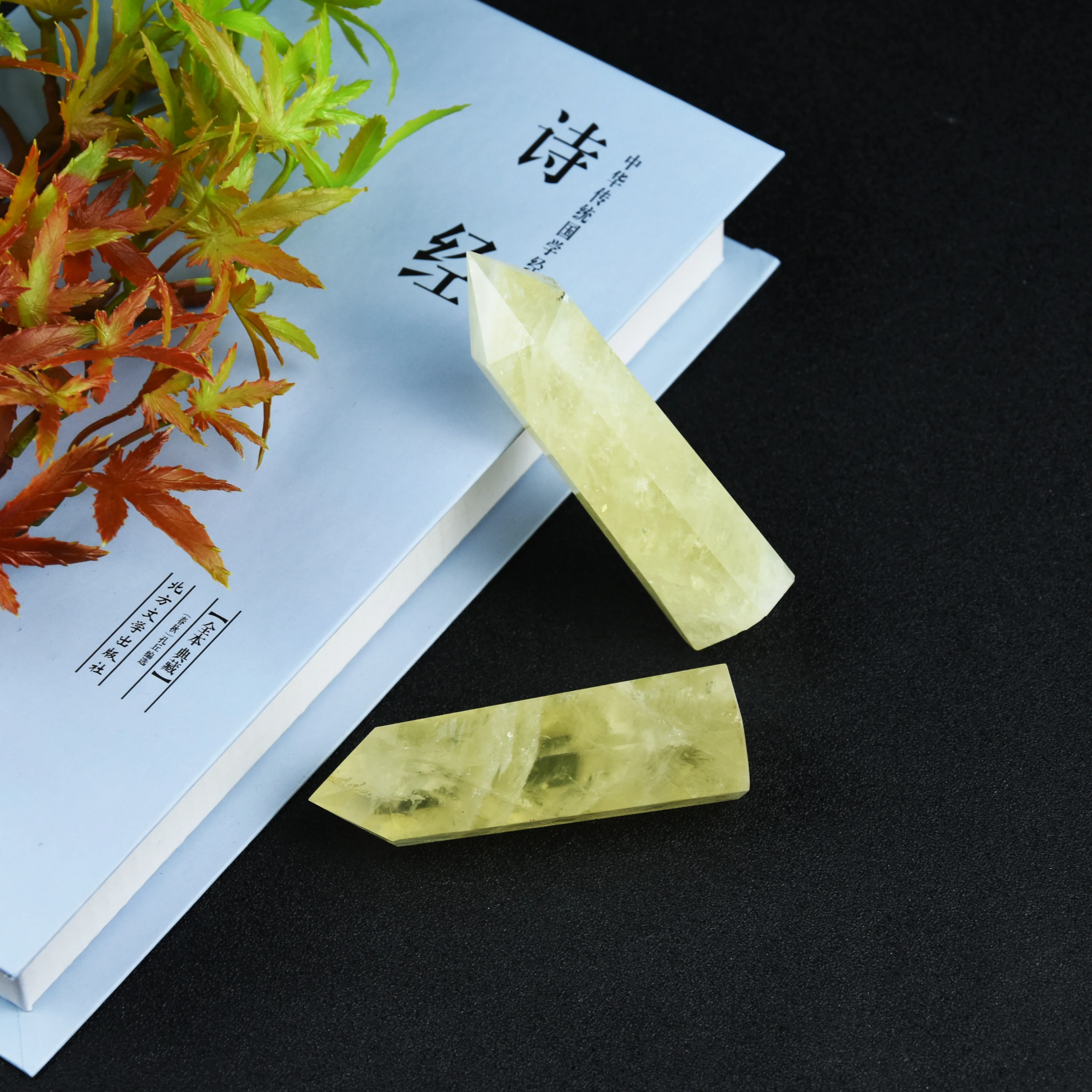 
High-quality Citrine quartz crystal towers citrine crystal wands points from china 