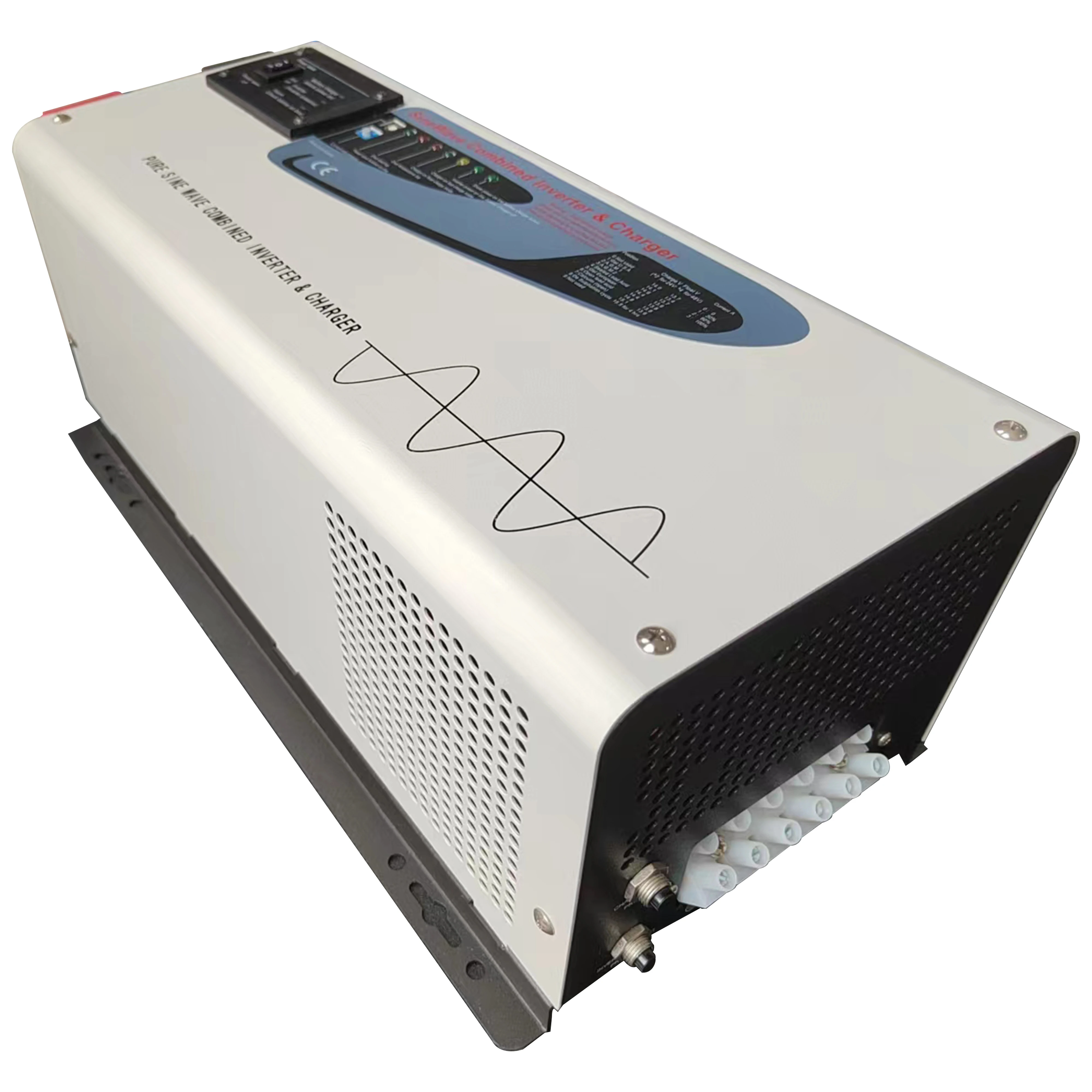 MAILI 24vdc 120vac 2000va 2KW Portable Charger Inverter with LCD monitor for Camping Caravan RV Power Generator